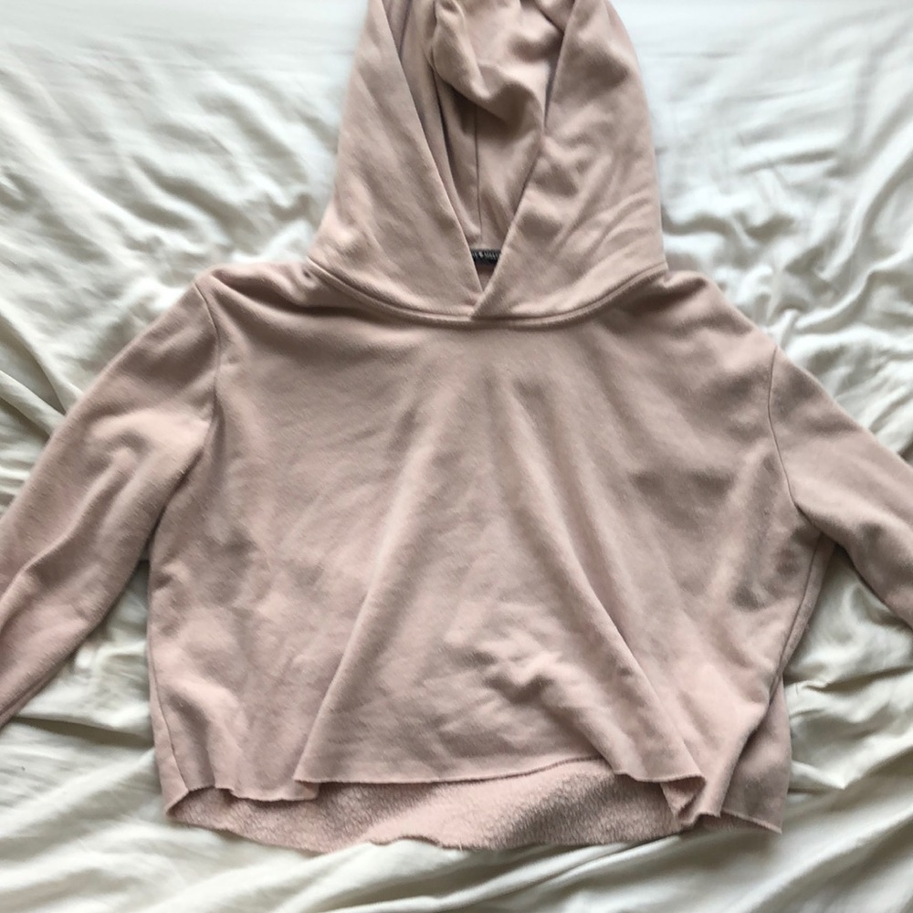 Baby pink brandy melville sweatshirt